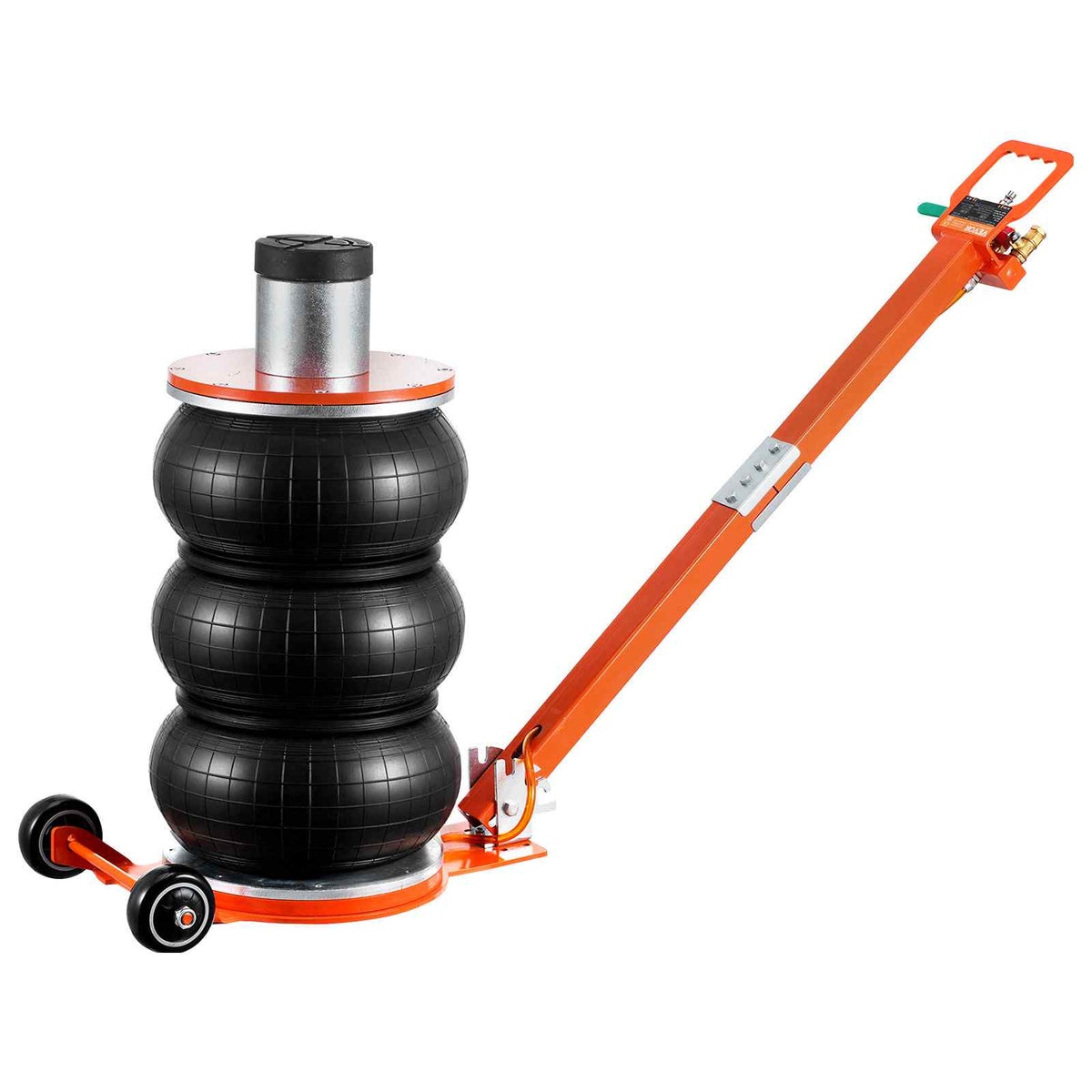 Air Jack, 5 Ton/11000 lbs, 4-10 S Pneumatic Lifting Jack with Heightened Column & Adjustable Handle, Easy-to-Lift & Space-Saving Jack with Thick Rubber Pad, Fits for Sedan, SUV, Pickup Truck